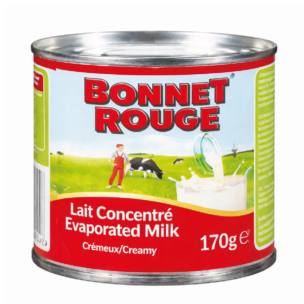 BONNET ROUGE – Lait concentré évaporé (170 g)